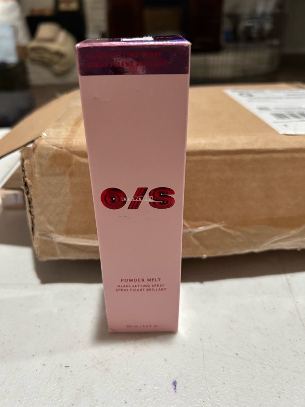 ONE/SIZE Pink Powder Melt Glass-Setting Spray